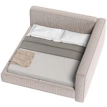 Кровать двуспальная Brioche Basic угловая правая с подъемным механизмом 180х200