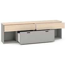 Тумба под телевизор Rimini серая