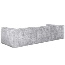 Диван Бриошь Оптимум угловой пр\лев с широкими подлокотниками