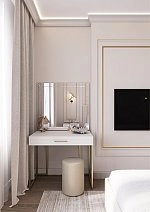 Зеркало навесное Montreal белый