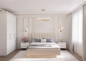 Элемент карниза Монреаль белый для внешнего угла