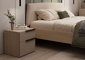 Кровать двуспальная 160х200 Алтея тауп