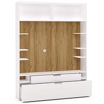 Секция для телевизора Сохо белая