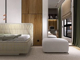 Кровать двуспальная Brioche Optimum угловая левая с подъемным механизмом 180х200