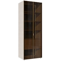 Шкаф-витрина двухстворчатый Аликанте со светильниками