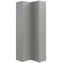 Шкаф угловой Монреаль серый