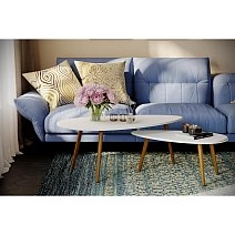 Стол журнальный Твинс белый Твинс