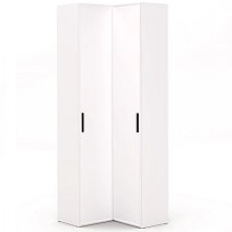 Шкаф угловой Римини белая