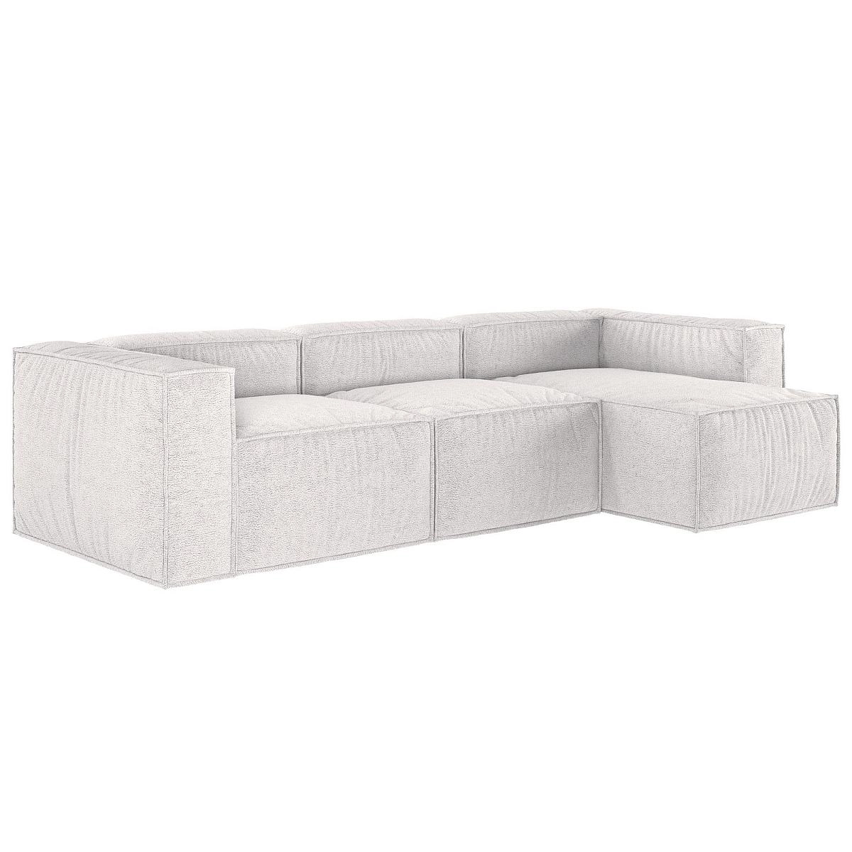 Диван Brioche FIRST угловой пр\лев с широкими подлокотниками