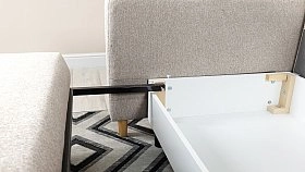 Диван Финоккио Равена Biscuit прямой 2-х местный