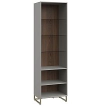 Шкаф-витрина одностворчатый Монреаль серый