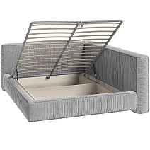 Кровать двуспальная Brioche FIRST угловая правая с подъемным механизмом 160х200