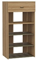 Тумба для обуви 1ящ., 3метал.полки (Дуб Катания)