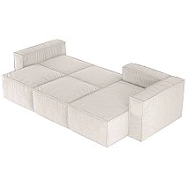 Диван Brioche Basic угловой пр\лев с широкими подлокотниками