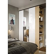 Шкаф одностворчатый Next crystal с зеркалом