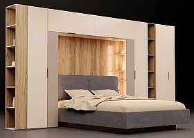 Секция для кровати Soho беж 160