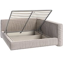 Кровать двуспальная Brioche Basic угловая правая с подъемным механизмом 180х200