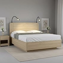 Светильник для кровати черный