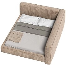 Кровать двуспальная Brioche Basic угловая правая с подъемным механизмом 160х200