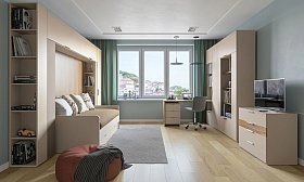 Тумба выкатная Soho беж