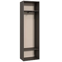 Шкаф двухстворчатый Сохо графит