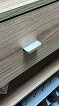 Тумба для обуви 1ящ., 3метал.полки (Дуб Катания)