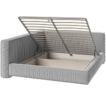 Кровать двуспальная Brioche FIRST угловая левая с подъемным механизмом 180х200