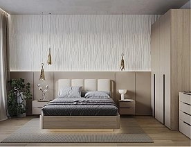 Кровать полутораспальная 140х200 Charm,Next с подъемным механизмом