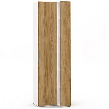 Шкаф переходный со стеллажом Сохо белая