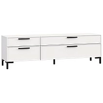 Тумба под телевизор Римини белая