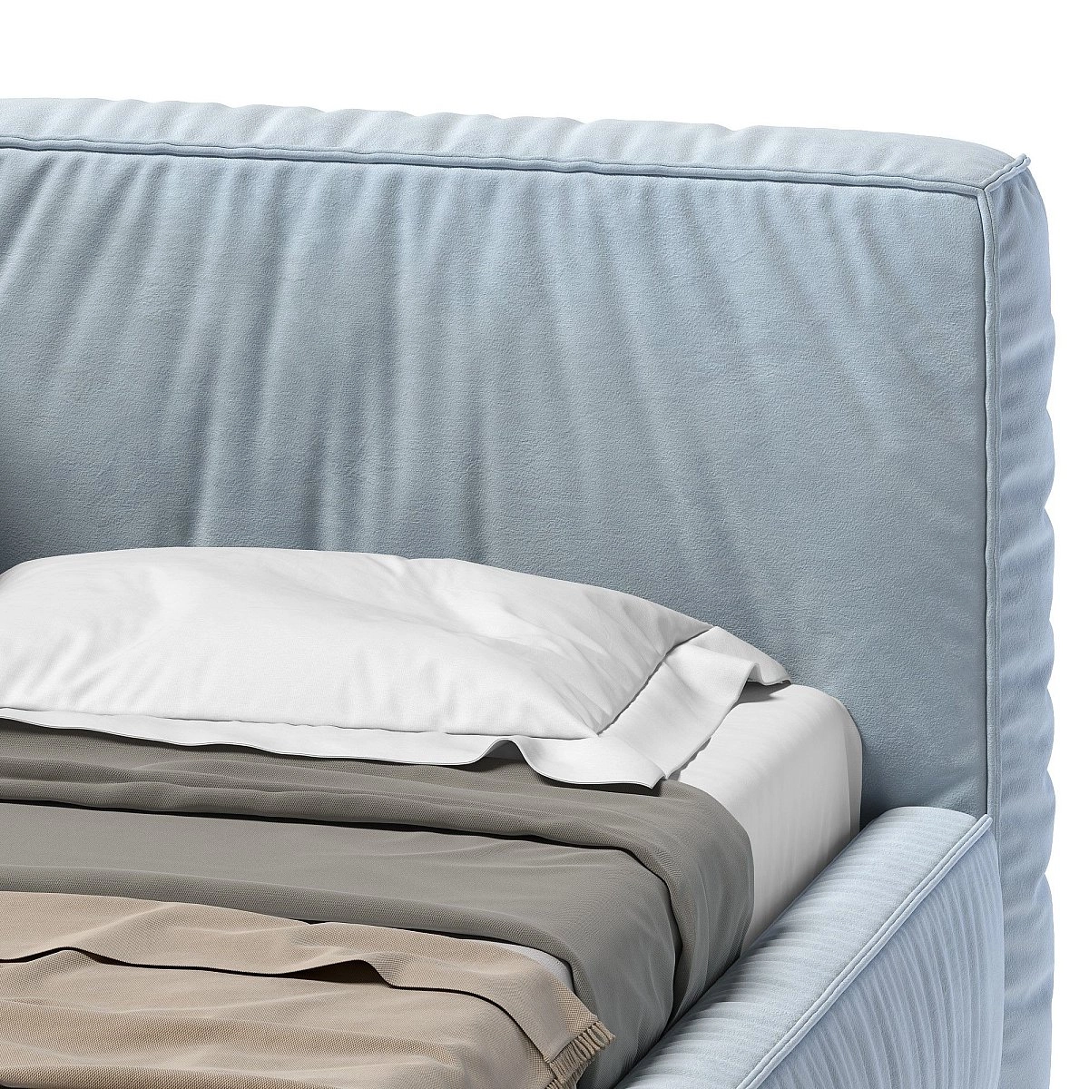 Кровать односпальная Brioche Optimum угловая левая с подъемным механизмом 90х200