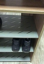 Тумба для обуви 1ящ., 3метал.полки (Дуб Катания)