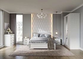 Шкаф трехстворчатый Камилла с зеркалом