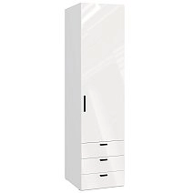 Шкаф одностворчатый Chelsea белая