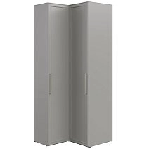 Шкаф угловой Монреаль серый