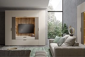 Секция для телевизора Сохо беж