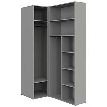 Шкаф угловой Монреаль серый