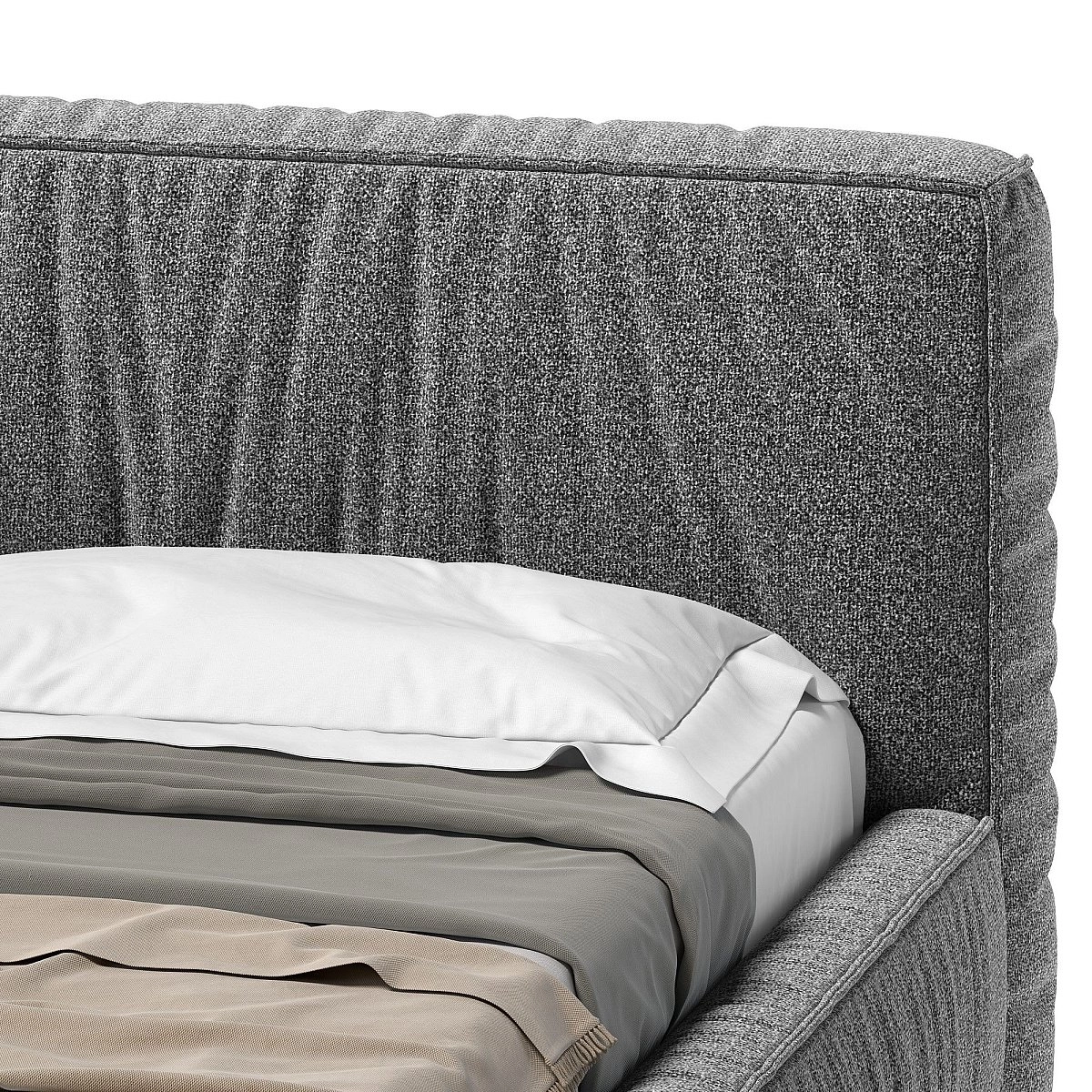 Кровать двуспальная Brioche Optimum угловая левая с подъемным механизмом 180х200