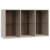 Секция 3дв.стекл., полки стекл. дл.1332+свет.J91