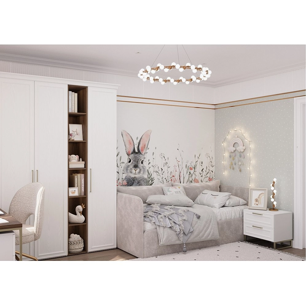 Шкаф двухстворчатый Montreal белый