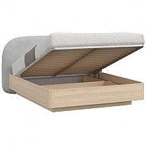 Кровать двуспальная 160х200 Rimini с подъемным механизмом, основание щитовое