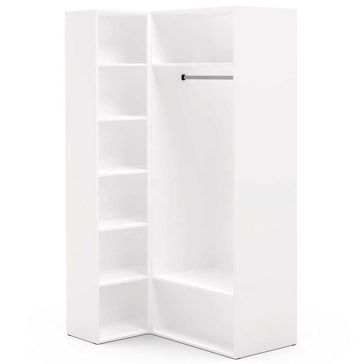 Шкаф угловой Rimini белая