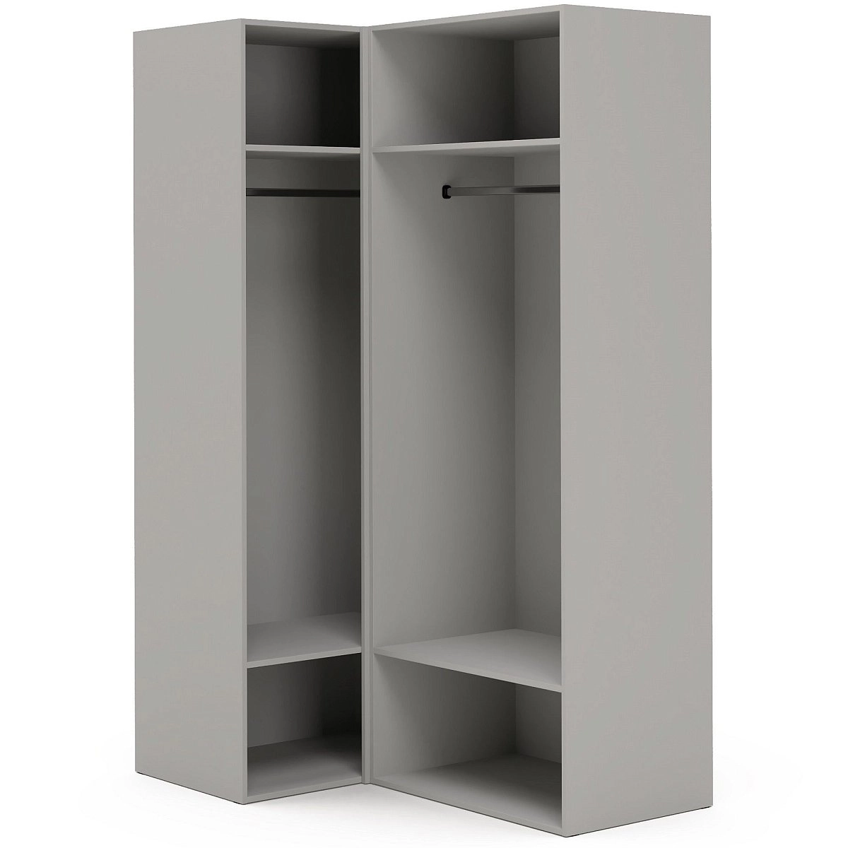 Шкаф угловой Rimini серая