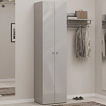 Шкаф двухстворчатый Chelsea серая