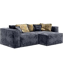 Диван Бриошь компактный угловой пр\лев Премьер без подушек