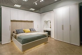 Карниз Монреаль белый для внутреннего угла