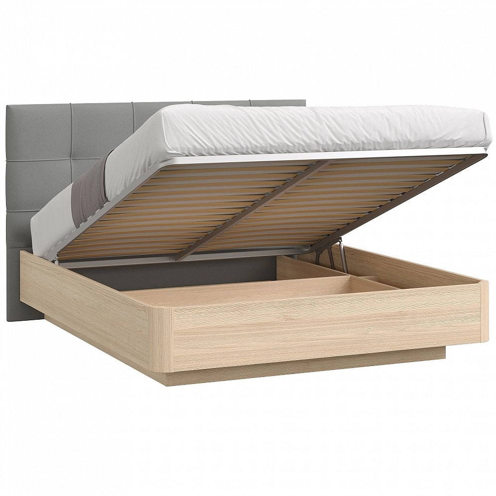 Кровать двуспальная 160х200 Молле с подъемным механизмом, основание щитовое
