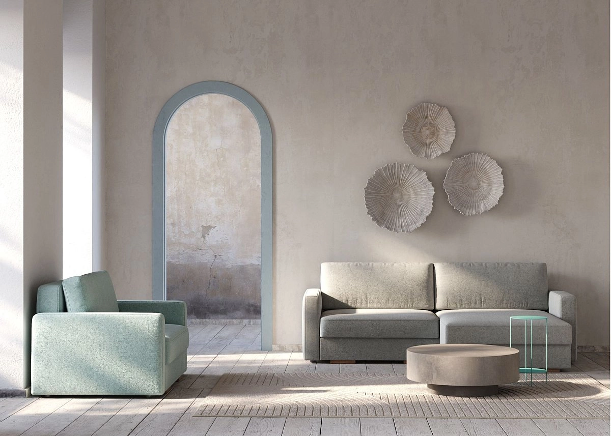 Диван Pero Premier 2-х местный в ткани Шер графит