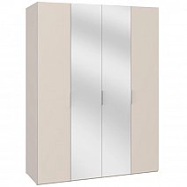 Шкаф четырехстворчатый Soho беж с зеркалами