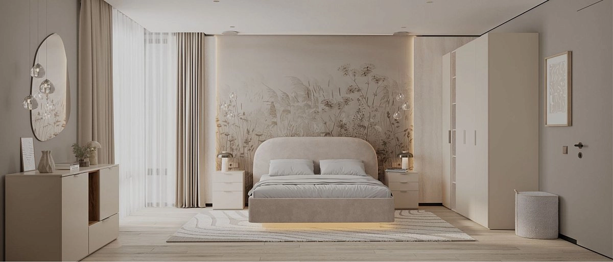 Кровать двуспальная 160х200 Rimini с подъемным механизмом